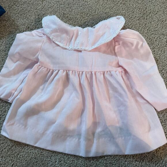 Vintage Thomas Light Pink Collared Top Approx Size 18 Months - Picture 2 of 11